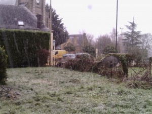 Snow at Saint-Michel-de-la-Roe