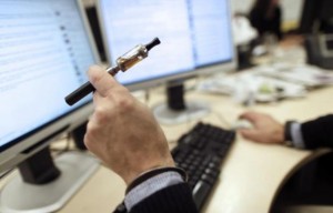 The majority of French are against  electronic cigarettes at work