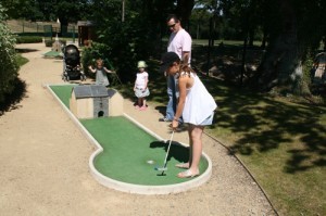 Mini Golf open for the school holidays