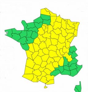 Vigilance heatwave was ruled out in 27 departments Northwest and Southeast and on Corsica. 