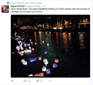 Social Networks publicise the floating lanterns