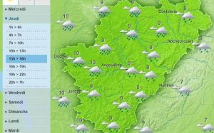 The rain in the Charente will continue throughout the afternoon