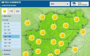 The sun will be out in the afternoon across the Charente department