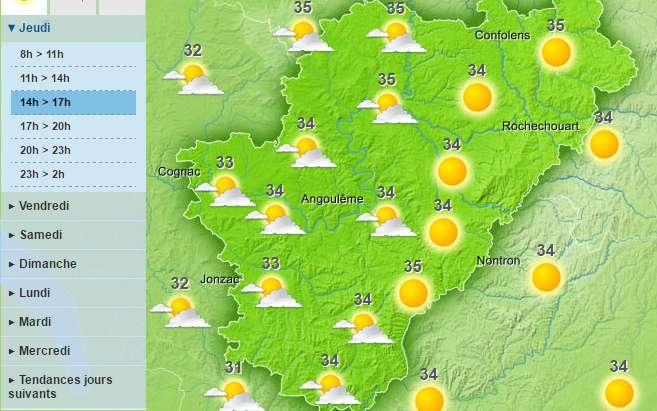 Another hot afternoon in the Charente department