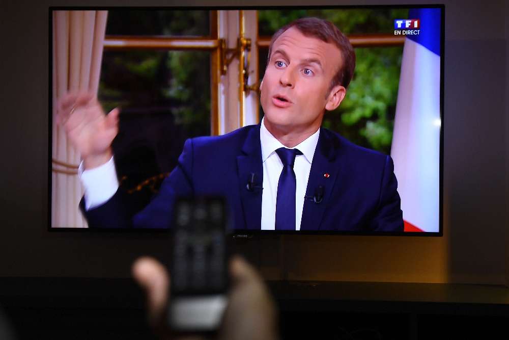 Emmanuel Macron, as viewers saw Sunday night