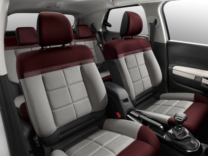 The Citroen C4 Cactus invites you to join its highly cocoon inside.