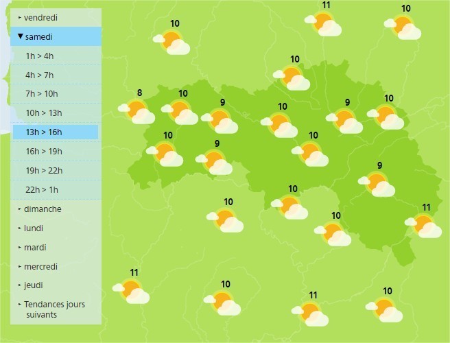 up to 10 ° C are expected this weekend in Argentan.