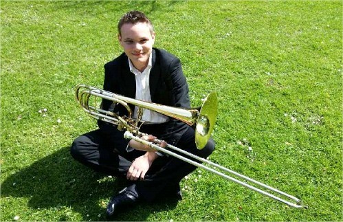 At the age of 22, Adrien Piedefer is the guest of the Musical Union of Notre-Dame-d'Aliermont.