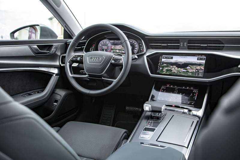 Interior of the Audi A7