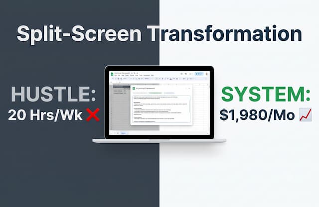 Stop trading hours for dollars with manual side hustles. Learn how selling utility-driven digital products like AI prompt frameworks and financial trackers can generate a steady $66/day on autopilot. Read the full step-by-step breakdown!
