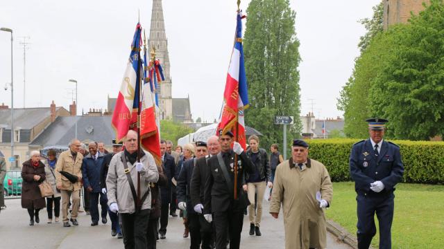 The programme for the VE Day in Chateaubriant