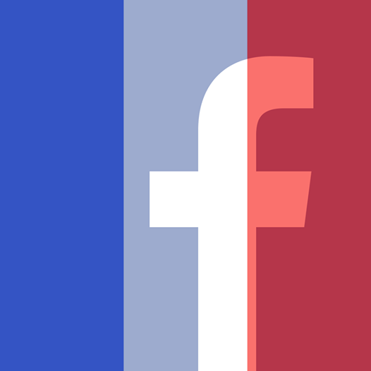 Facebook has an option to addd a french Flag to your profile