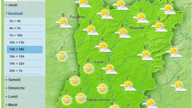 This Friday, February 26th, the clouds will be very present in Mayenne.