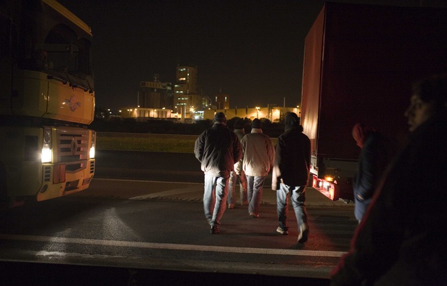 An Afghan migrant was killed after being hit by a truck in Calais
