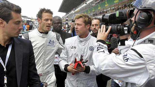 Brad Pitt on the track of the Le Mans 24 Hours