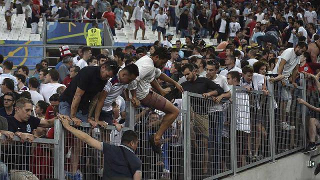 UEFA are threatening to disqualify England and Russia after violence in Marseille