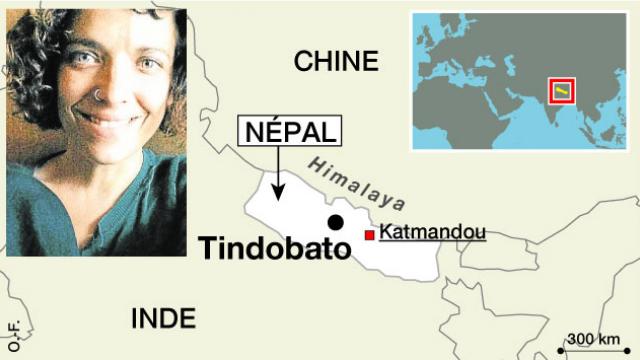 The body of Melanie Guerin was found in a ravine in Tindobato in Nepal