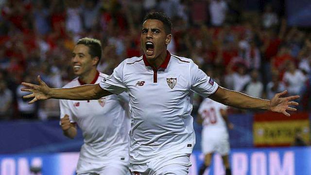 A goal by Ben Yedder allows Seville to win against Lyon in the Champions League