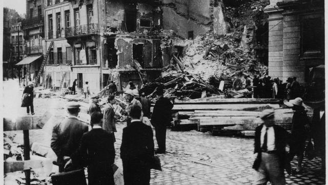 September 23rd, 1943. The centre of Nantes was bombed by the allies