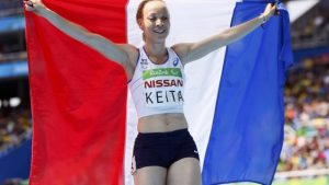 The French Nantenin Keita won gold Saturday at the Paralympic Games in Rio.