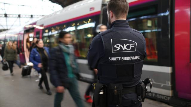 Armed security and more pat downs on SNCF trains and stations