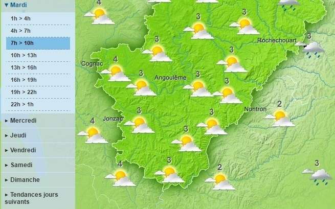 A colder start to the morning in the Charente region of France