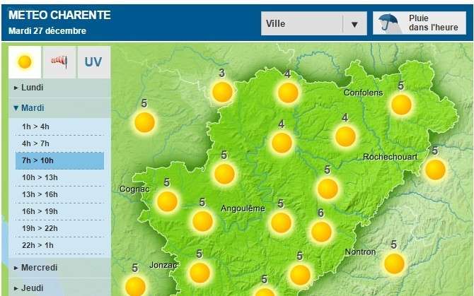 Charente Weather: The Sun is Back this Tuesday 1