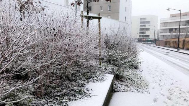 Rennes: It Snowed in Some Streets of the City! 1