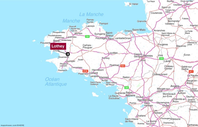 A terrible tragedy of the road occurred Thursday in the Finistère