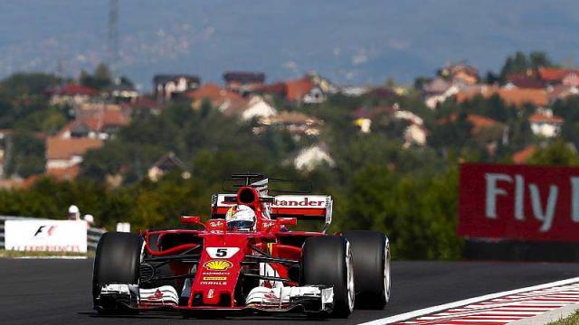 Sebastian Vettel starts in Pole position for the Hungarian Formula 1 Grand Prix