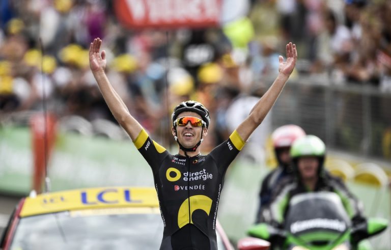 Lilian Calmejane won the 8th stage of the Tour de France.