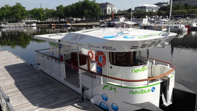 Jules Vernes 2 arrived recently on the banks of the Erdre and will be commissioned in October near Nantes