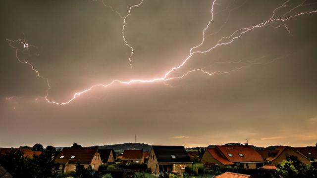 14 departments have been place on orange alert for thunderstorms