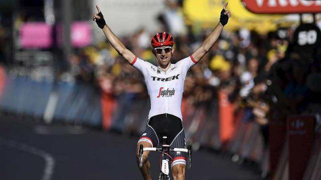 Bauke Mollema is the winner of the 15th Stage of the Tour de France