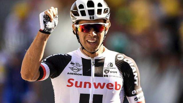 Michael Matthews is trhe winner of the 14th stage of the Tour de France in Rodez