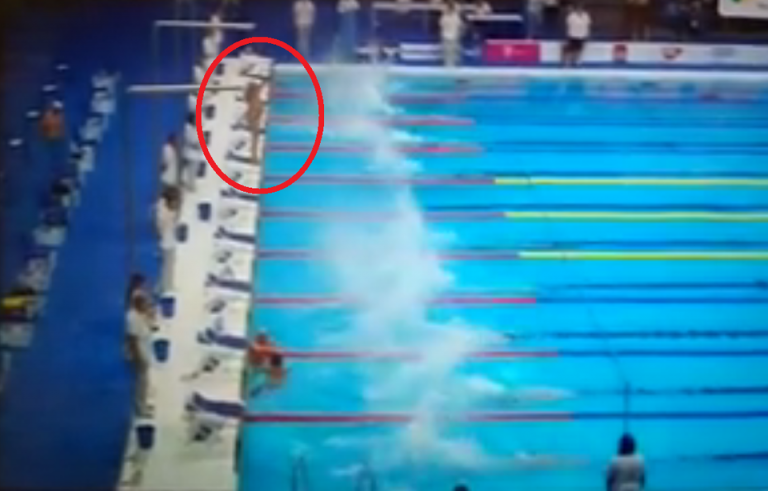 The Spanish swimmer has observed only a minute of silence after attacks in Catalonia