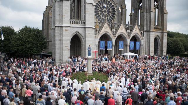 4000 people attended the pilgrimage to Pontmain