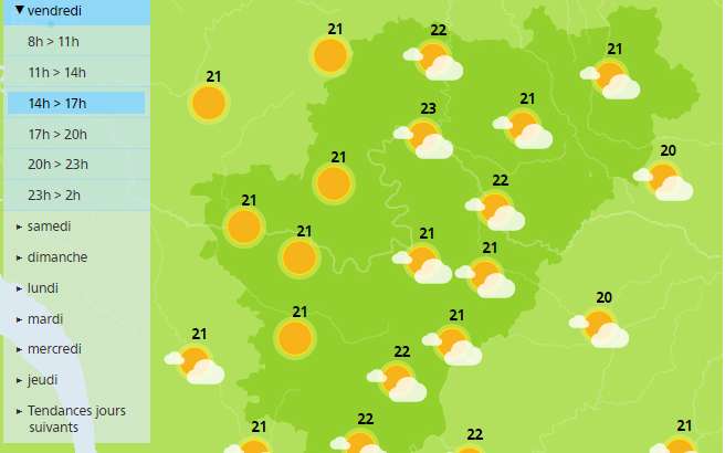 A warm sunny afternoon in the Charente this Friday