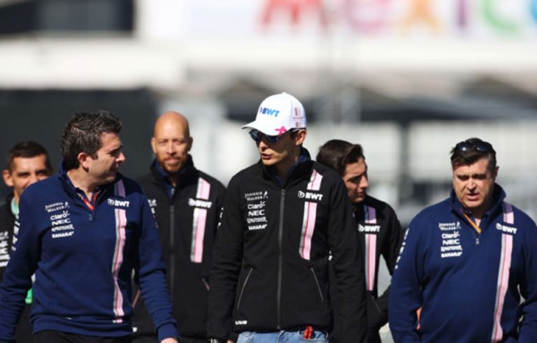 Increased security for the French Formula 1 driver Esteban Ocon