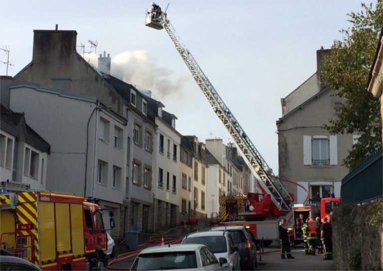 Man badly injured in fire in Quimper