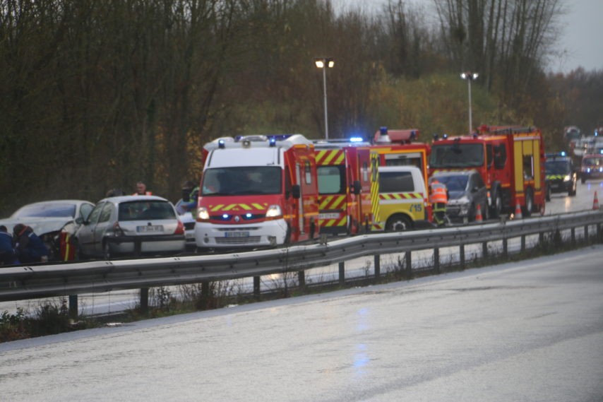 Several injuries in road accident in Normandy