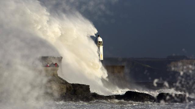 Strong winds are forecast over Brittany
