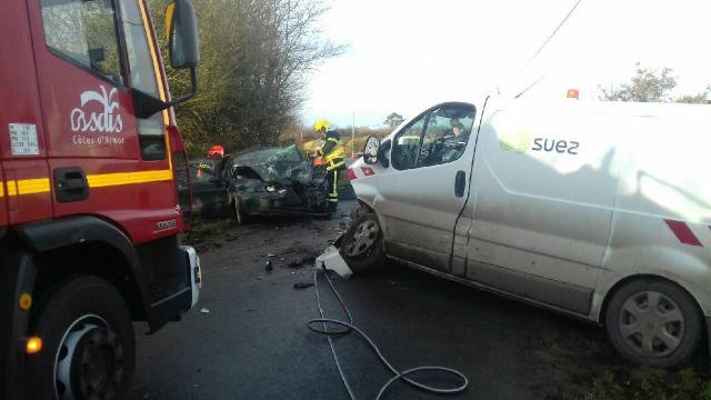 Road accident in Saint-Gildas