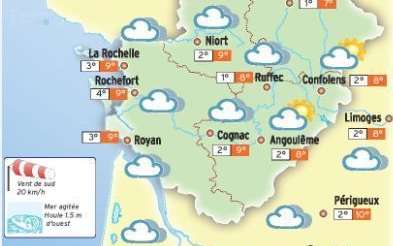 Overcast Saturday for the Charente with some localised thunderstorms
