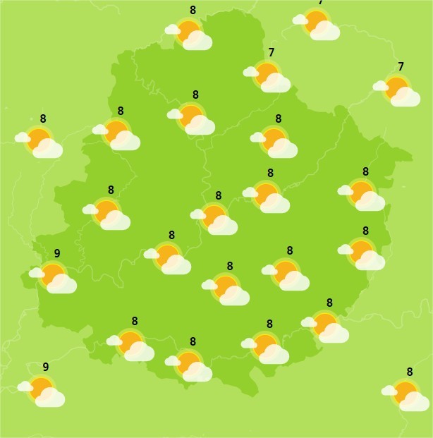 The weather forecast for the Sarthe Friday, January 26th, 2018