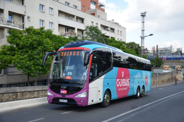 Four new lines were put into service by the Ouibus bus travel subsidiary, departing from the Grand Est, in April 2018.