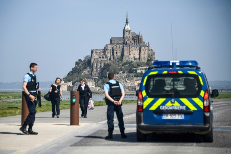 Mont-Saint-Michel had to be evacuated and closed to tourists on April 22, 2018 by the gendarmerie