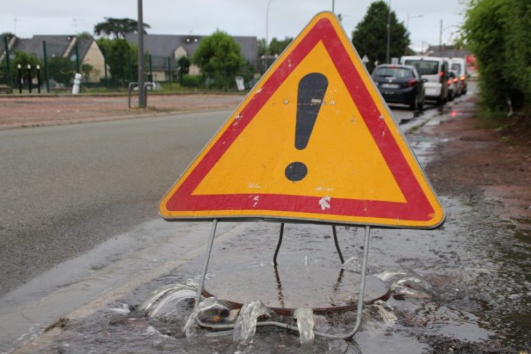 Damage caused by the Floods in the Sarthe