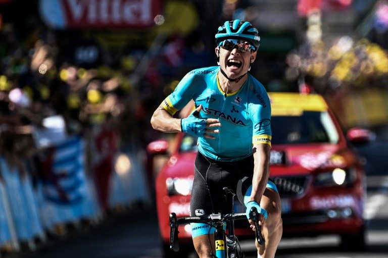 Dane Magnus Cort Nielsen wins the 15th stage of the Tour de France on July 22, 2018 in Carcassonne.