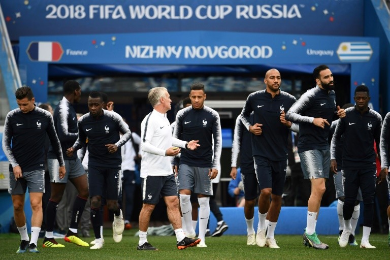 France prepares for its match against Uruguay in World Cup 2018